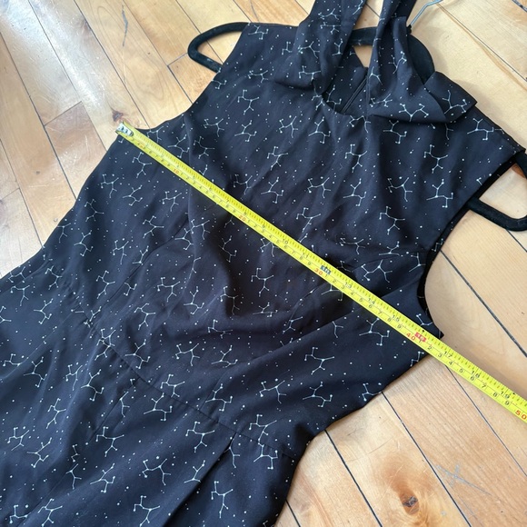 Birds Of North America Sz 8 Needletail Black Astrology Star Galaxy Jumpsuit - Picture 9 of 13